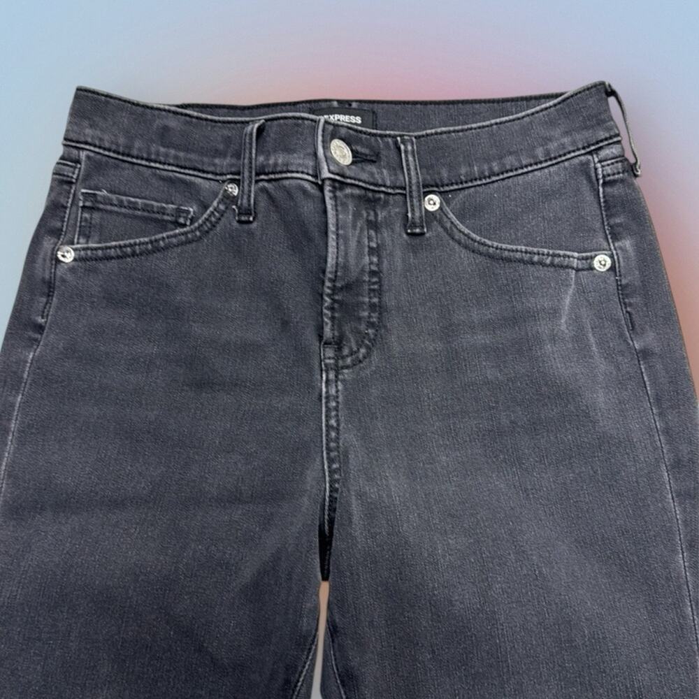 EXPRESS Women's 2 Gray MID RISE SKINNY Jeans
